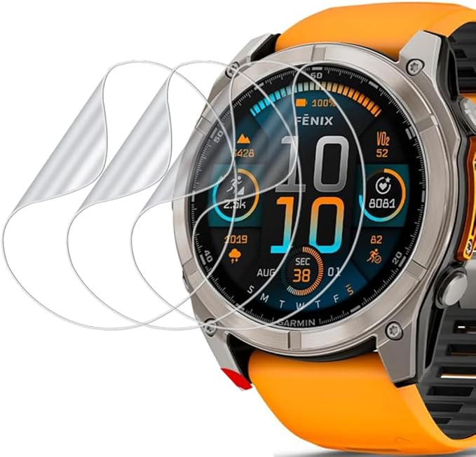 Garmin Smartwatch Accessories - 1-3 個のヒドロゲルフィルムガーミンフェニックス 8 51 ミリメートル 47