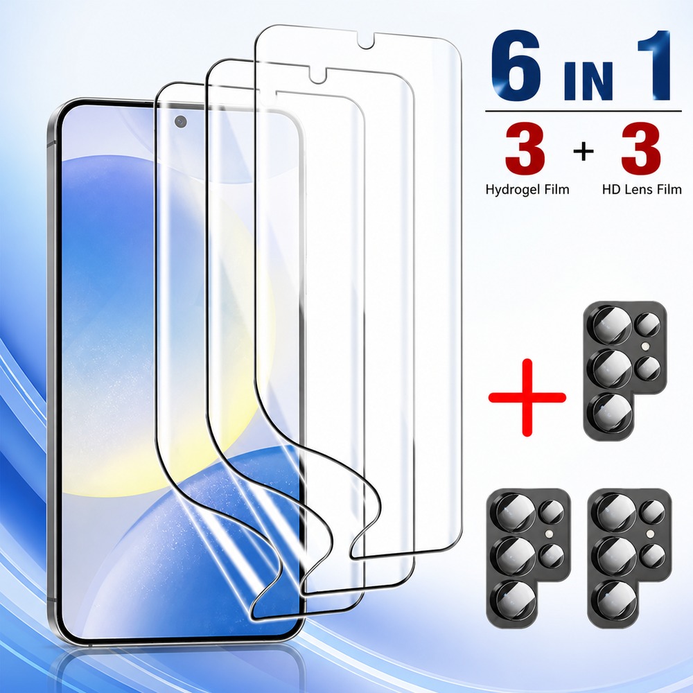 Oppo Find X8 - Oppo Find X9、X9 Pro、X9 Ultra、X9+、X9s用3+3枚入りハイドロゲルフィルム、Oppo Find