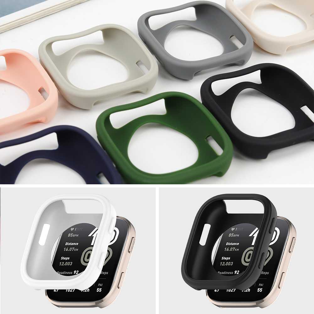 Garmin Smartwatch Accessories - TPU/PC/シリコンケース Amazfit BIP 6 スクリーンプロテクターバンパーシェルガラススマートウォッチアクセサリー Amazfit