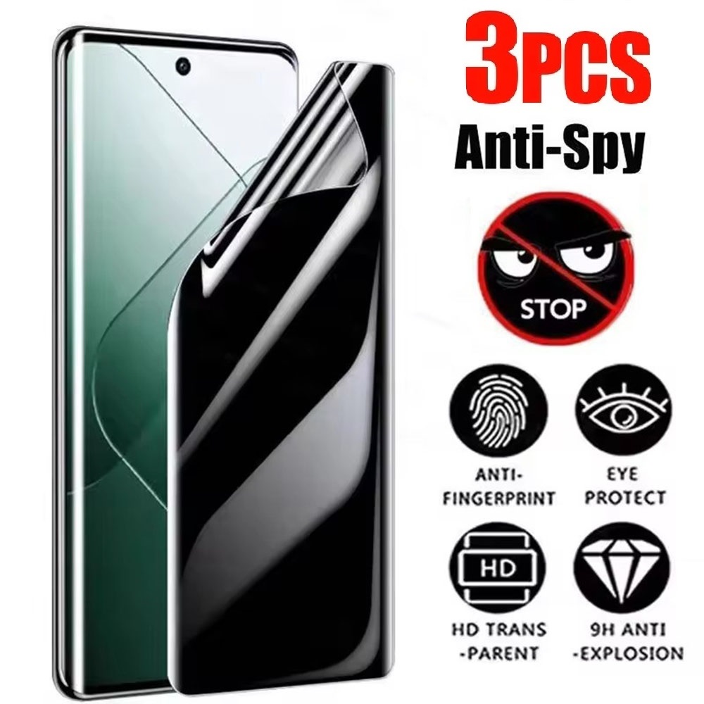 Oppo Find X8 - 3枚入り プライバシー ハイドロゲルフィルム OPPO Reno 13