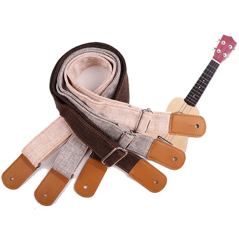 調節可能なソフトコットンレザーギター/ウクレレストラップアコ - Leather Classic Strap のレビューと価格