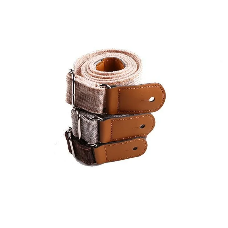 調節可能なソフトコットンレザーギター/ウクレレストラップアコ - Leather Classic Strap のレビューと価格