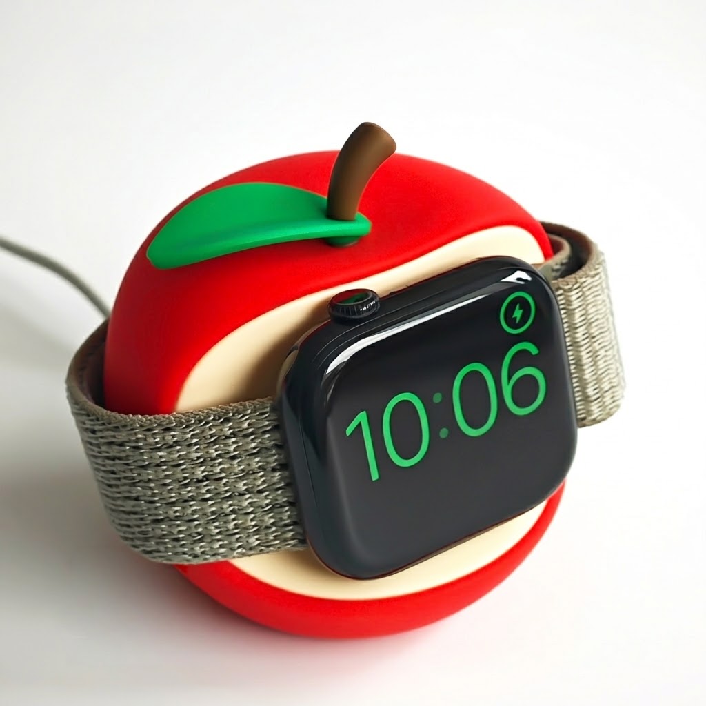 シリコン製アップルウォッチ充電スタンド Apple Watc - Watch Charging Dock のレビューと価格