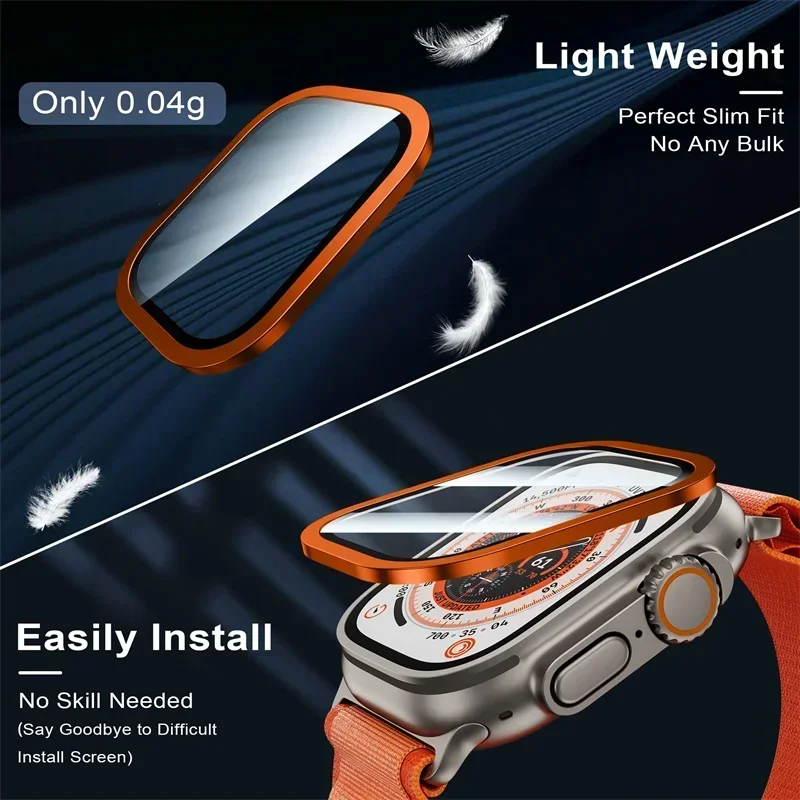 2 個の強化ガラス Apple Watch ウルトラ 49  - Smart Watch Accessories のレビューと価格