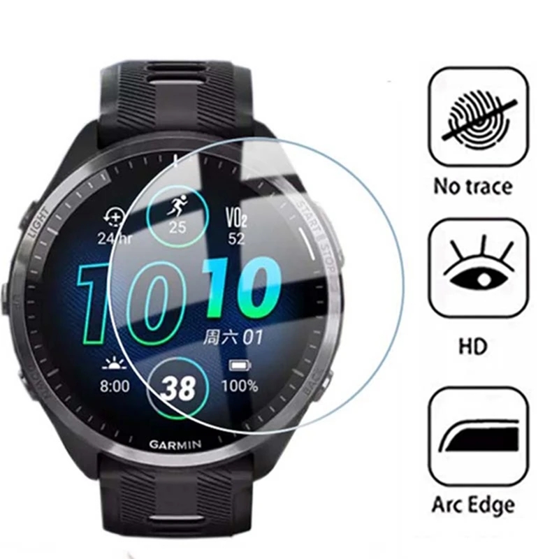 スマートウォッチアクセサリー強化ガラスフィルムスマートウォッ - Garmin Smartwatch Accessories のレビューと価格