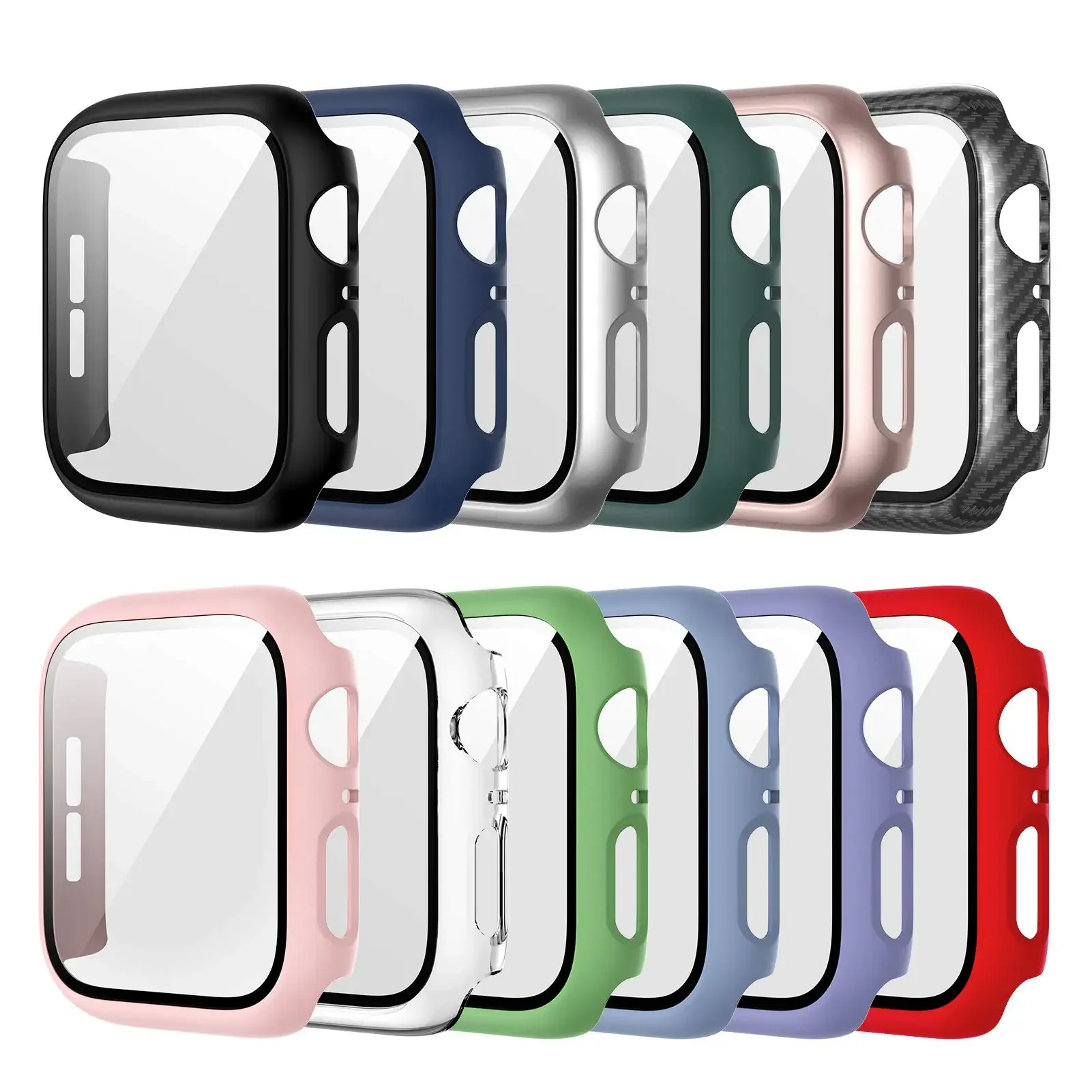 強化ガラス + カバー Apple Watch 9 8 41 - Garmin Smartwatch Accessories のレビューと価格