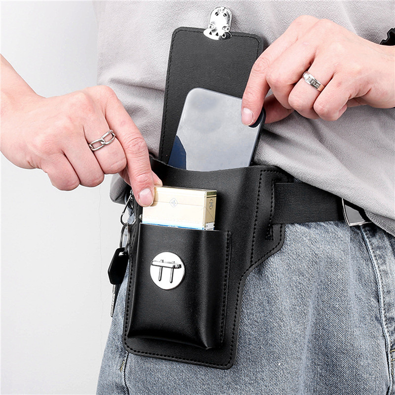 男性用携帯電話ベルトバッグ、携帯電話ループホルスター、携帯電 - Leather Classic Strap のレビューと価格
