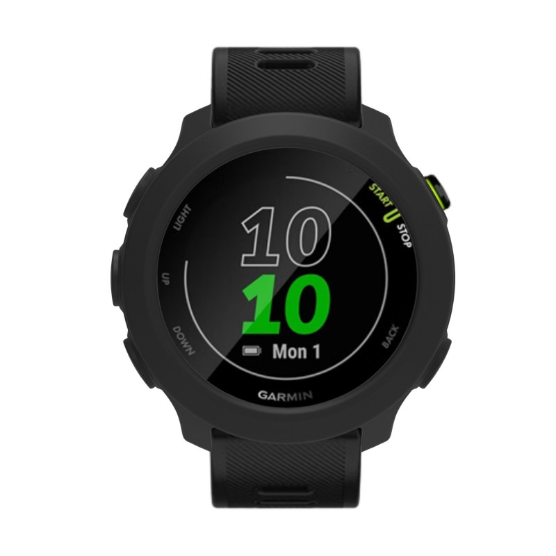 新しいソフトシリコンケースカバーガーミンフォアランナー 55 - Garmin Smartwatch Accessories のレビューと価格