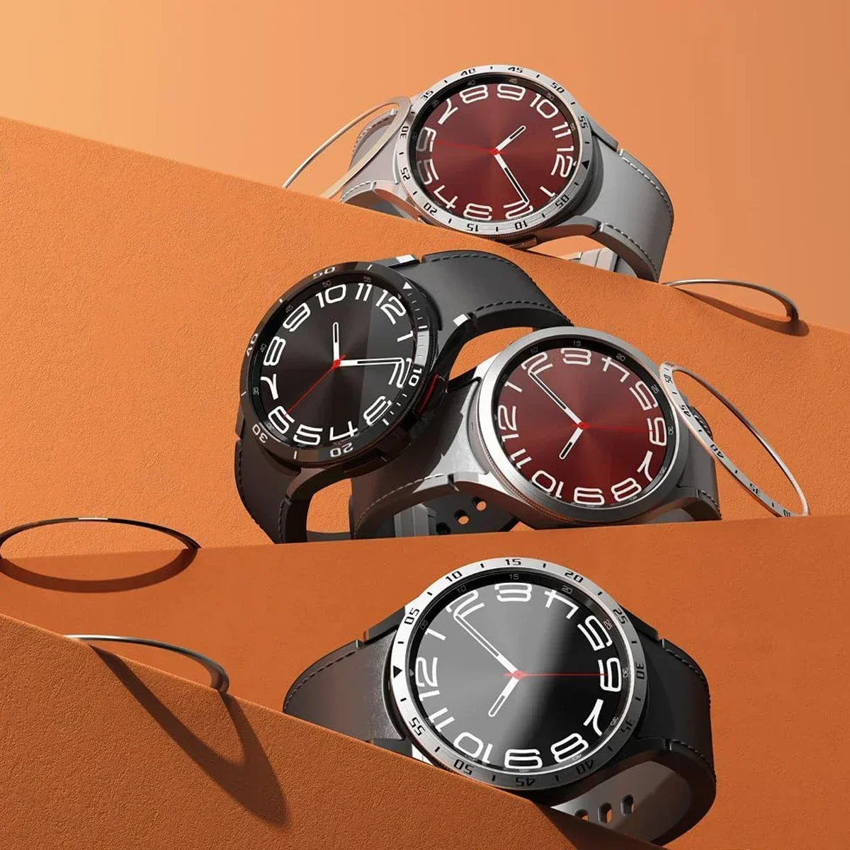 サムスンギャラクシーウォッチ用メタルベゼル6、クラシック、4 - Smartwatch Straps & Accessories のレビューと価格